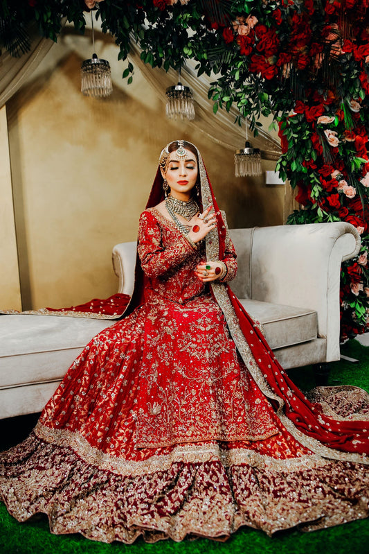 Elena red bridal