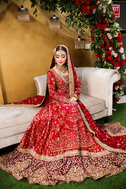 Elena red bridal